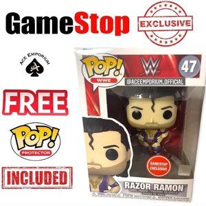 Funko pop Razor Ramon purple METALLIC GAMESTOP EX